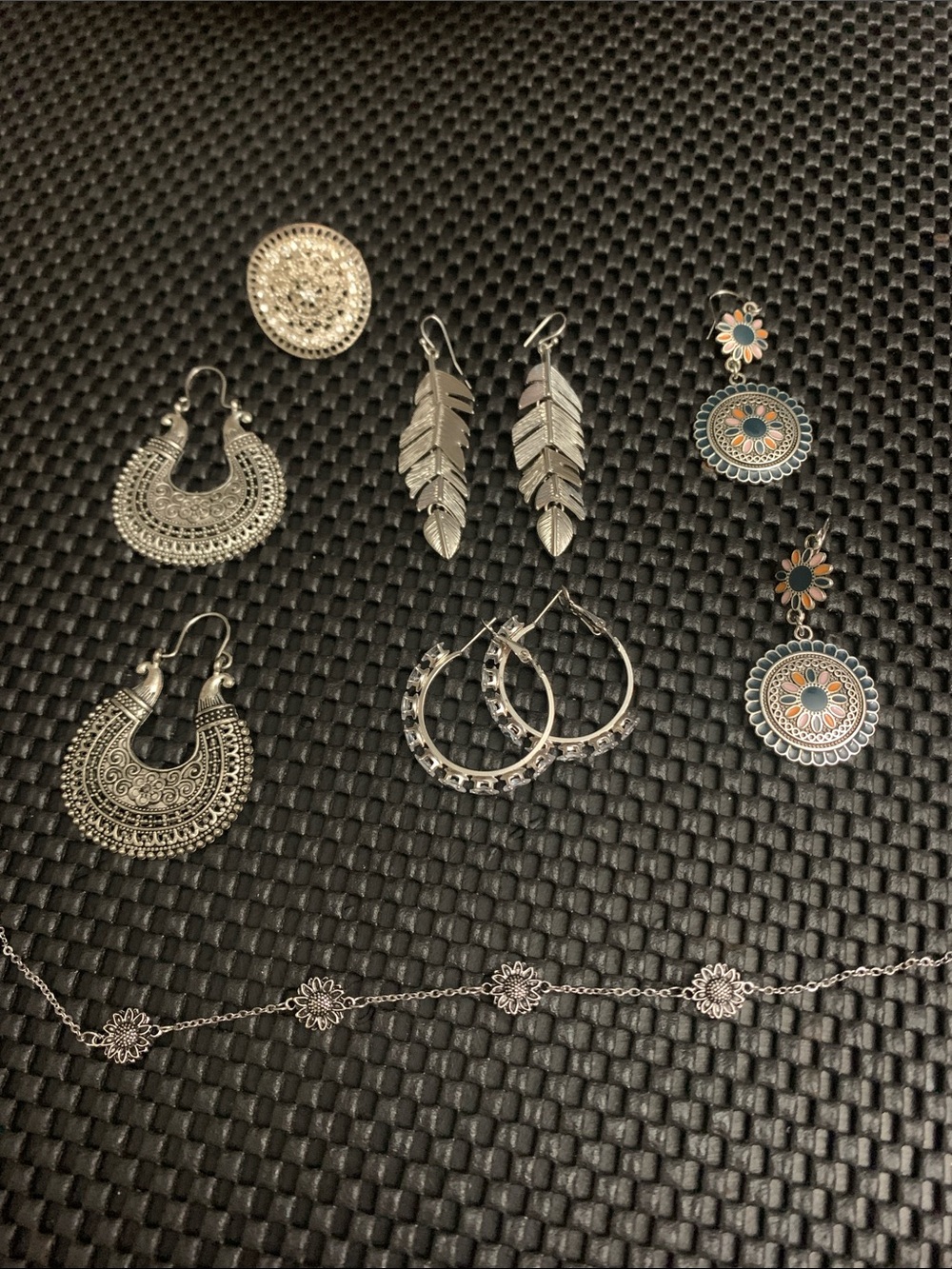 Silver Drop Earrings- Variety with Ring and Bracelet!